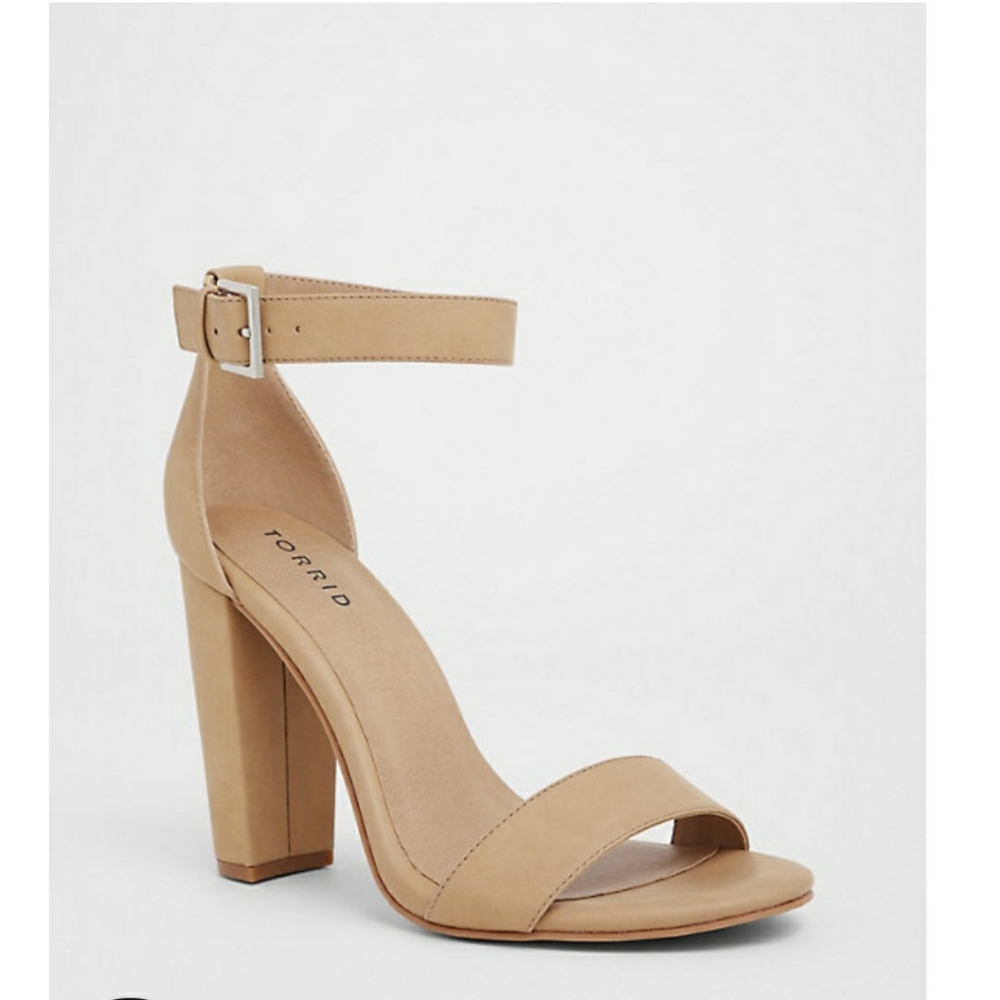 Torrid women's nude heels